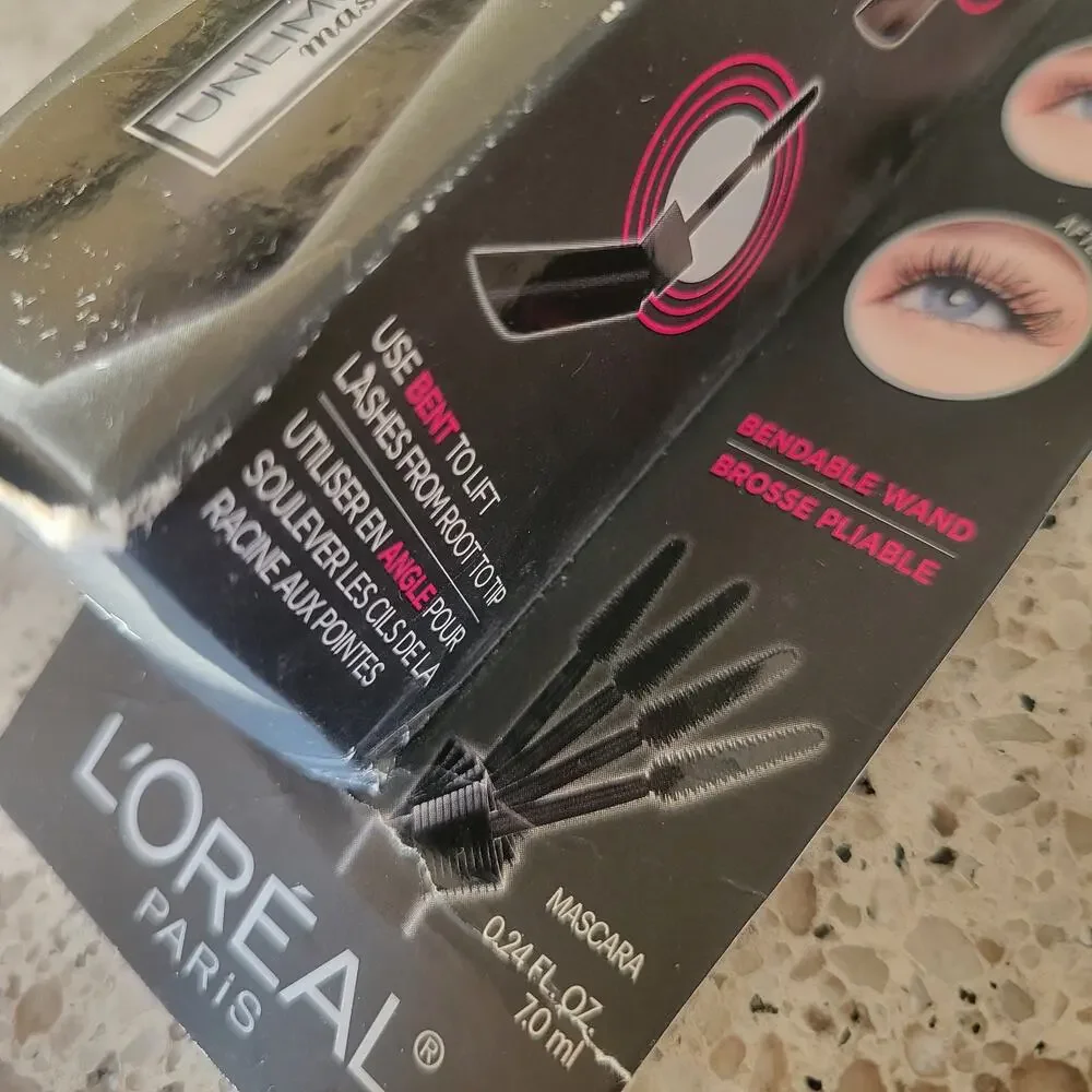 L'Oreal Paris Unlimited Mascara Length & Lift 236 Black Brown Bendable Wand✨️NEW